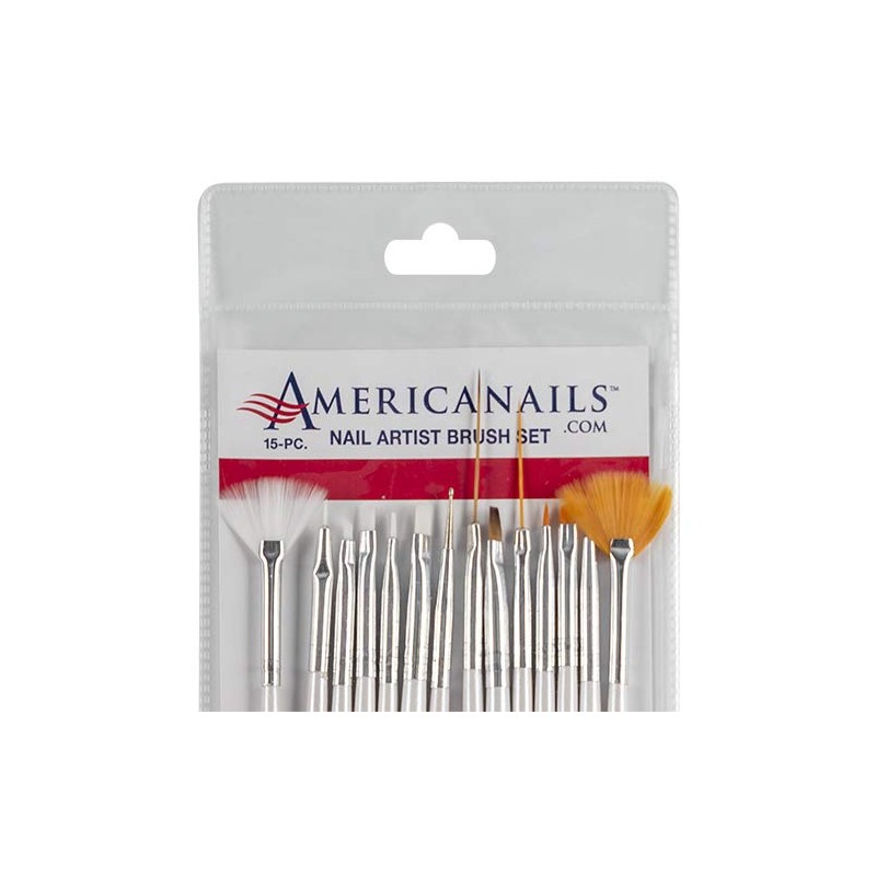 Americanails Master Nail Artist Brush Set 15pc