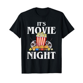 Family Movie Night Outfit For Men Women Kids - Movie Lover T-Shirt