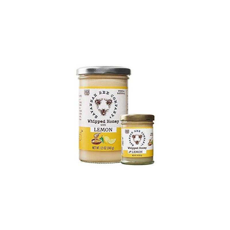 Whipped Honey - Lemon 12 Ounce Tower by Savannah Bee