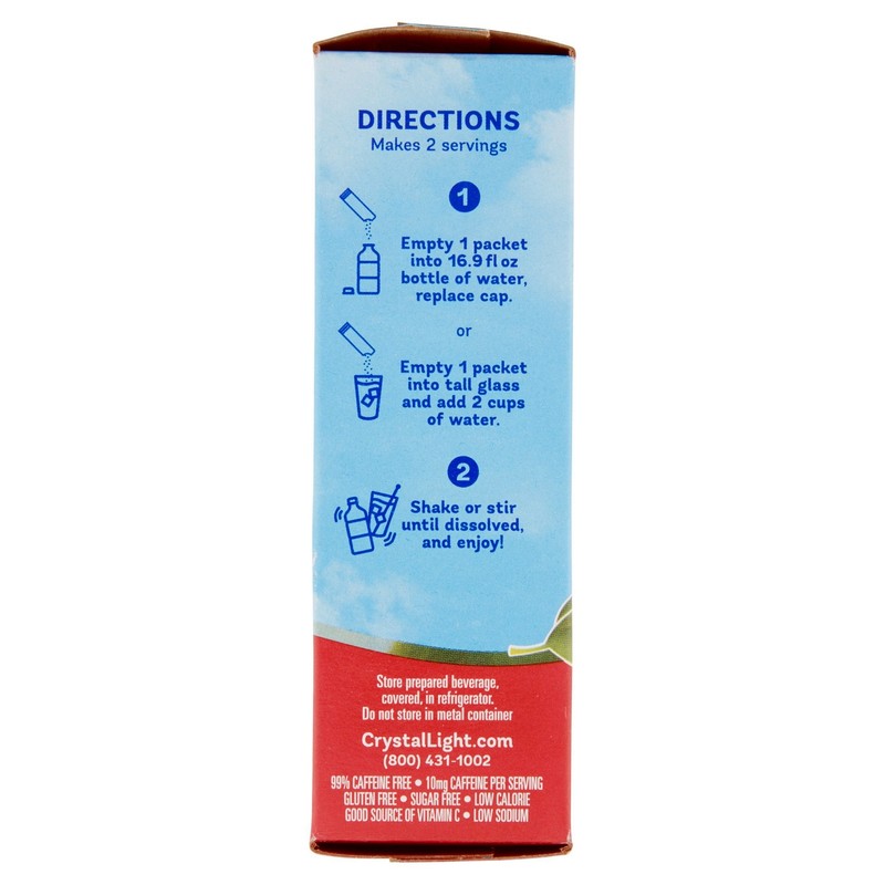 Crystal Light On The Go Raspberry Green Tea, 10-Packet Box