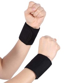 Brrnoo Wrist Support, 1 Pair Self-Heating Wrist Support Support Tourmaline Magnetic Massage for Women and Men, Adults and Children, Wrist Support Protection