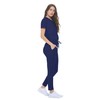 Natural Uniforms Ultra Stretch Form Fitting Womens Scrub Set (True