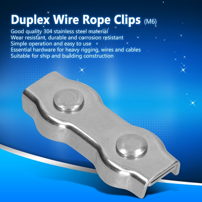 Wire Rope Clips Stainless Steel Cable Clamps Simple Grip Caliper