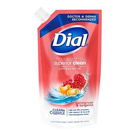 Dial Repuesto de jabon liquido para manos, granada mandarina, 450 ml