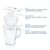 Brita Aluna White Wasserfilter mit Maxtra +, weiß