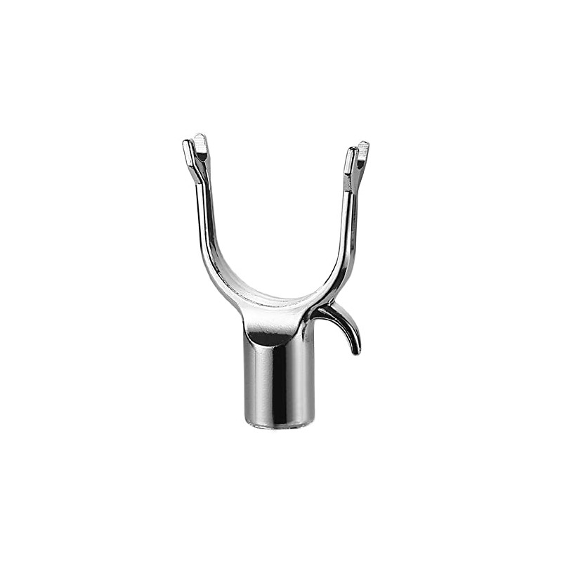 1 Piece U-Shaped Metal Utility Hook for Closet Pole Metal
