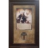 Cowboy Prayer With Cross - Western Art - Double Mat
