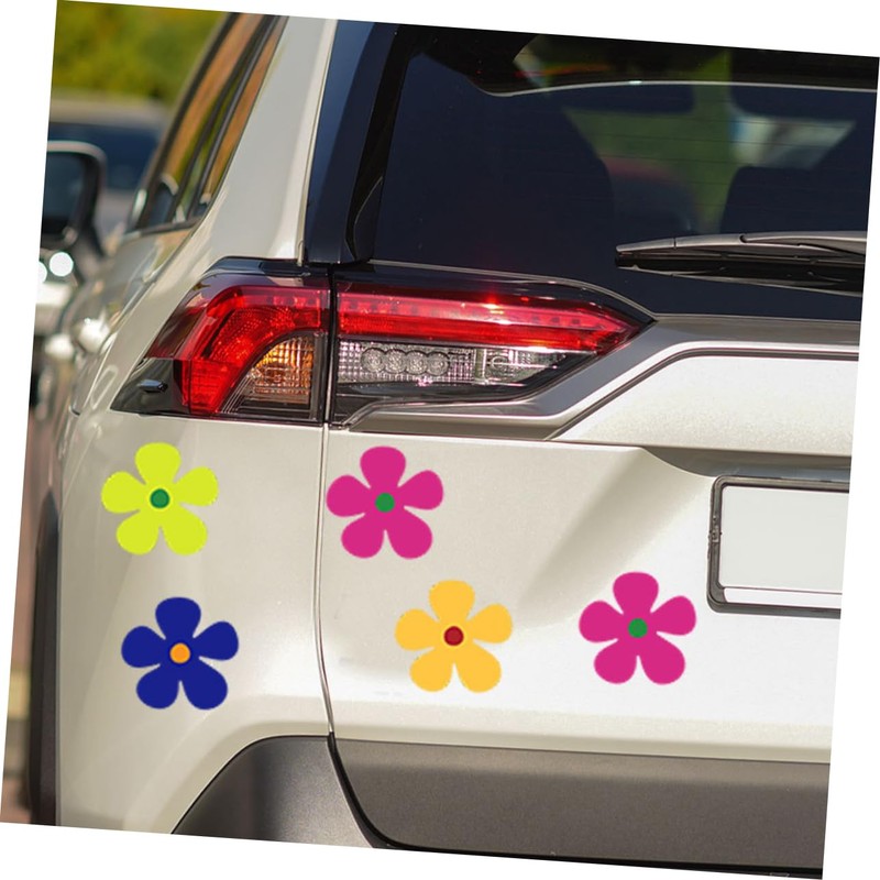 VICASKY 24Pcs Magnetic Flower Stickers for Home and Car Door