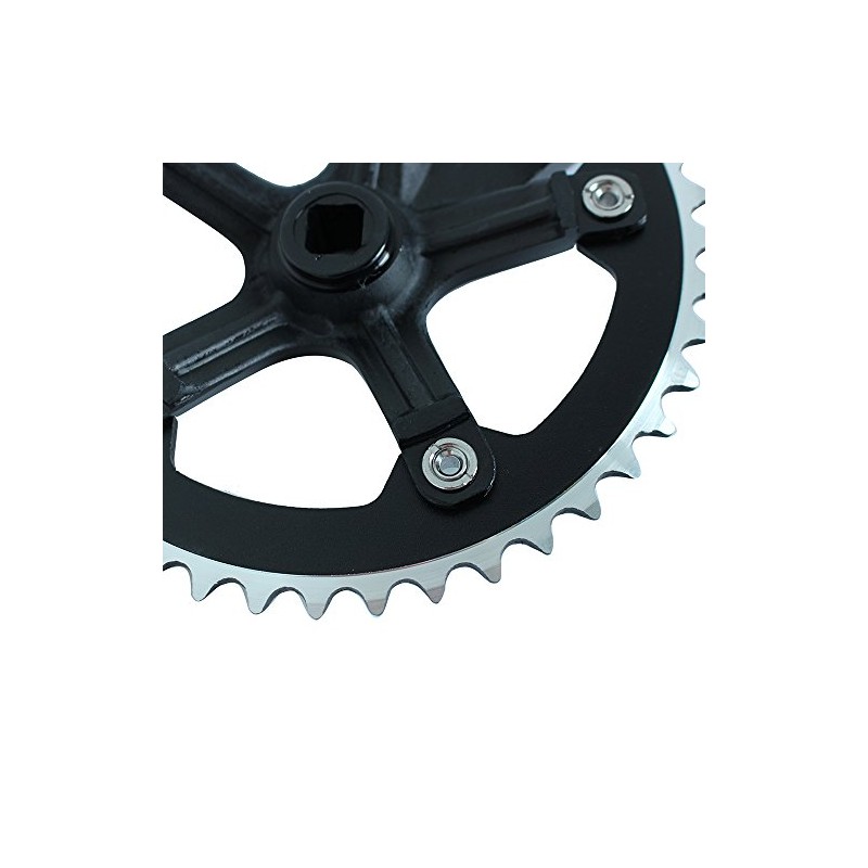 SENQI Fixed Gear Bicycle Crankset 44T 6.7 inches (170 mm)