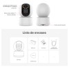 Cámara Seguridad 5mp*355°wifi Hd Led Monitoreo Llamadas Voz