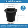 GHAMYEE 2 Piece Patio Table Umbrella Hole Ring Patio Cone