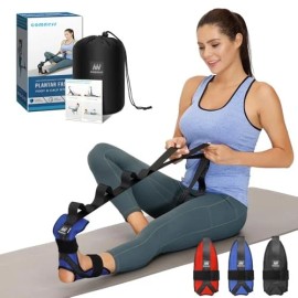 Foot & Calf Stretching Strap for Plantar Fasciitis & Heel Spurs