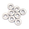 POFET 8 Pieces Skateboard Bearings, 608ZZ Double Shielded Bearings, Small