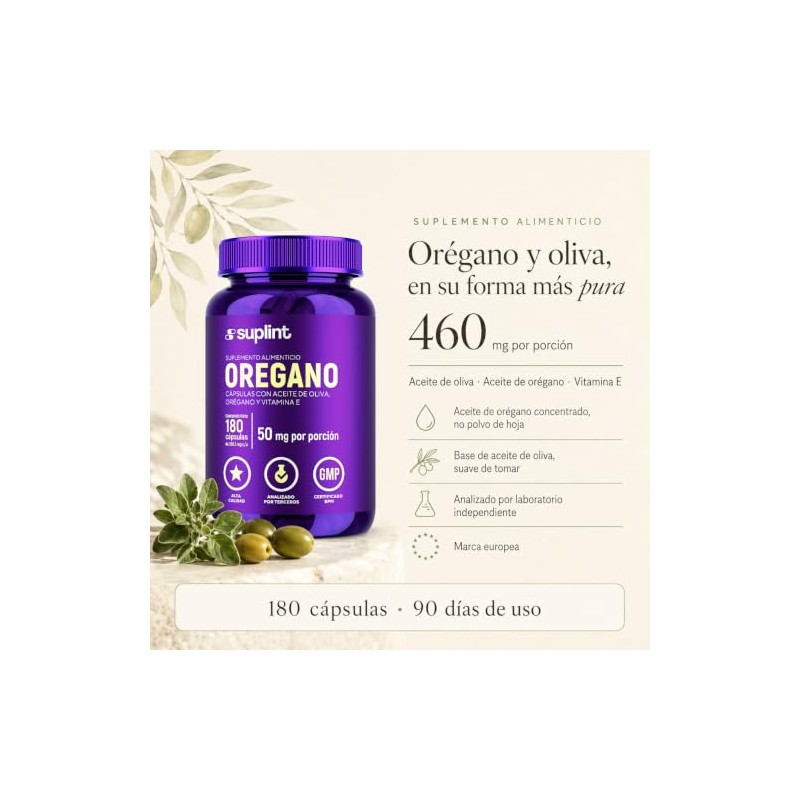 Aceite de Orégano (Oil of Oregano) con Aceite de Oliva