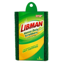 Libman Sponge Scrubbers, Pack of 2