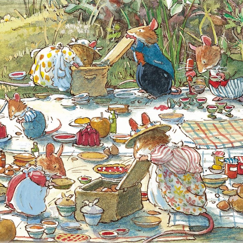 Museums & Galleries Brambly Hedge Picnic Time 8 Square Notecards