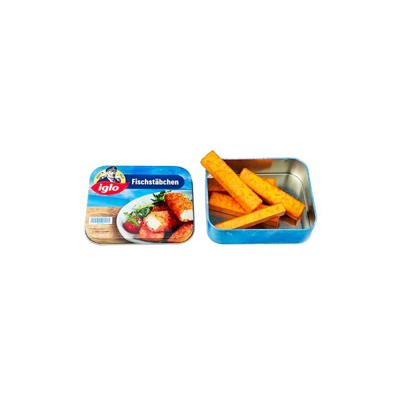 Igloo Fish Sticks Wooden Fish Sticks in Metal Tin for