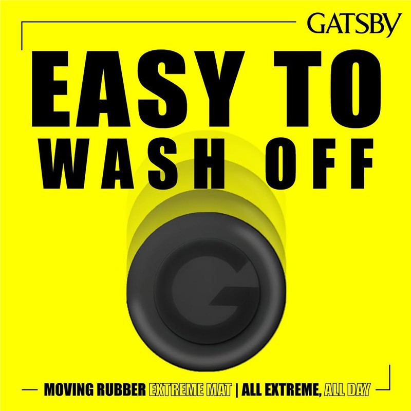 GATSBY Moving Rubber Extreme Matte Hair Wax Clear Floral Scent