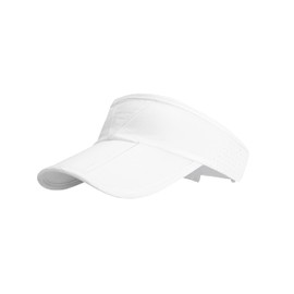 Sports Sun Visor Hats Men Women Lightweight Run hat Adjustable Quick Dry Sun Cap White
