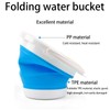 3L Collapsible Bucket, Small Bucket – Portable & Space-Saving Foldable