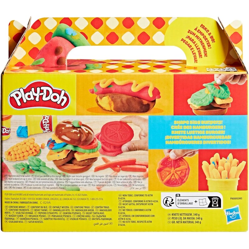 Play-Doh Grill Fun Playset Play Kitchen Toy Arts & Crafts