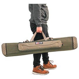 UFISH Fishing Rod Bag - Pole Reel Travel Case with Tackle Storage Carrier - Fishing Gears Organizer - Multifunctional - Comfortable - Premium Quality (Military Color (2 Layers), 47)