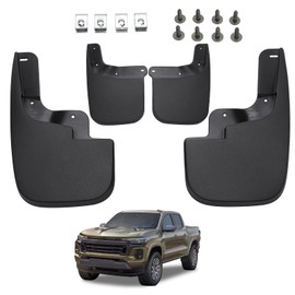 Kinwrdsn Mud Guard Mud Flaps Guards Splash All Weather Guard Mud for 2015-2023 Chevy Colorado Mudguards Mudflaps Guards Front & Rear Set of 4