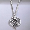 Jextech Collar Esotérico Estrella Pentagrama Con Serpiente Protector