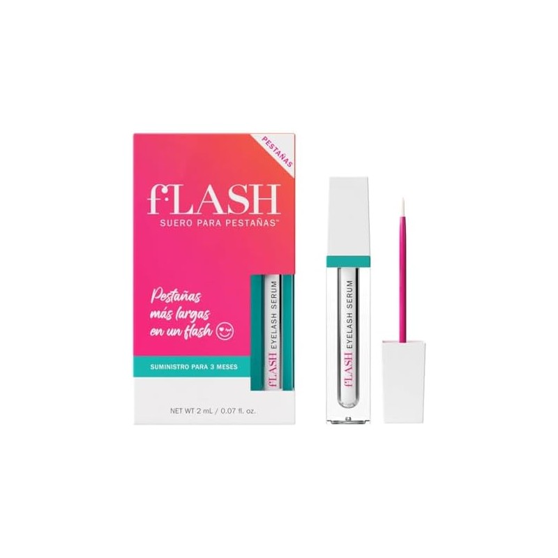Flash - Sérum para pestañas amplificador de pestañas, 2 ml