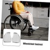 SAFIGLE 1 Pair Elevating Wheelchair Footrest Durable Replacement Footplate Fit