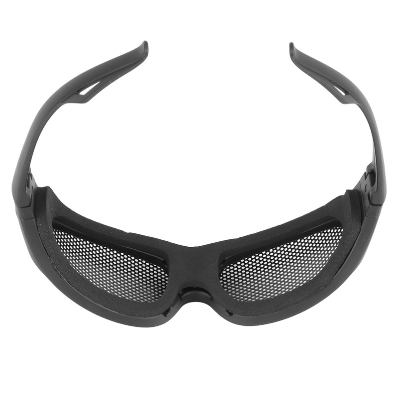 Windproof Goggles Breathable Impact Resistance Iron Mesh Pattern Protective Glasses