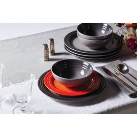 Le Creuset Stoneware Set of 4 Soup Bowls, 22 oz. (6.25") each, Oyster