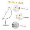 CHILDWEET Adjustable Crystal Ball Holder Stand Metal Sphere Stand Holder