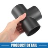 A ABSOPRO T Piece Duct Air Ducting Connector Straight Air