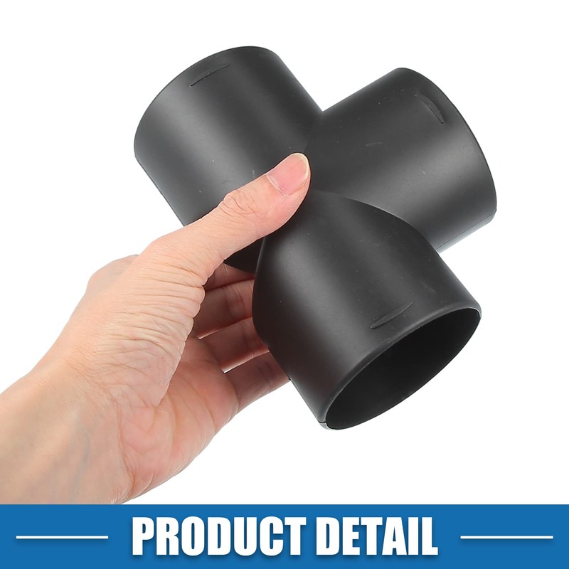 A ABSOPRO T Piece Duct Air Ducting Connector Straight Air
