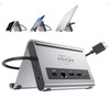 PULWTOP USB C Docking Station Dual 4K Monitor for MacBook