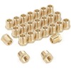 LTWFITTING No Lead Brass Hex Pipe Bushing Reducer Fittings 1/4"