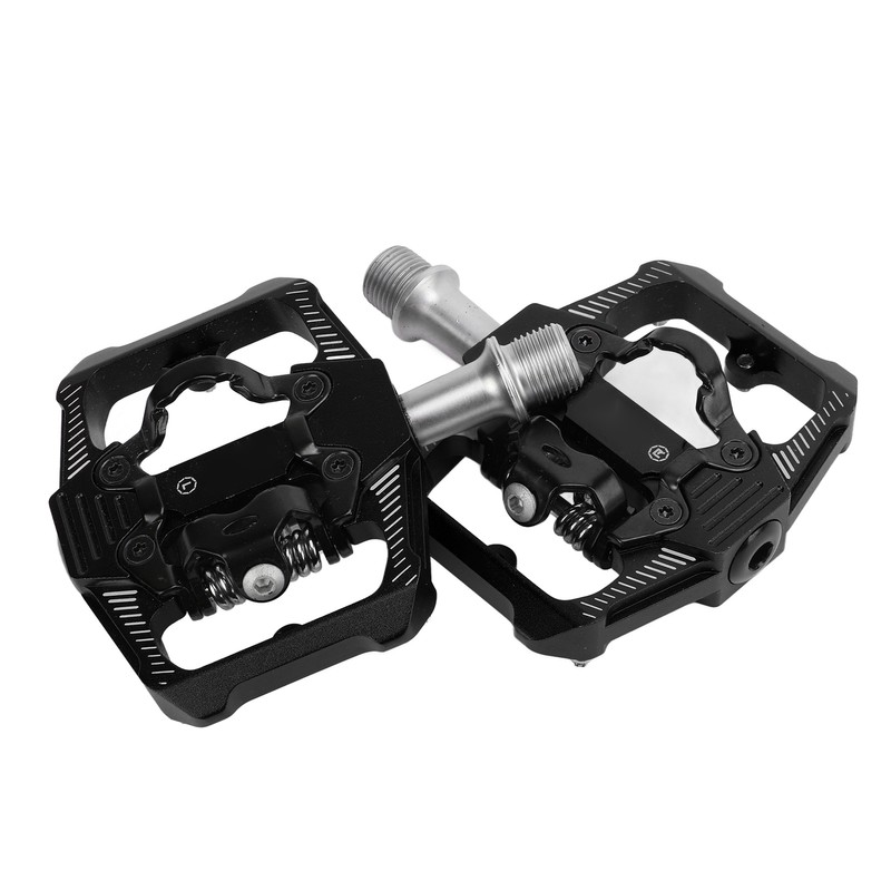 Dual Function Bicycle Pedal Flat Clipless Cleats 3 Sealed Bearings