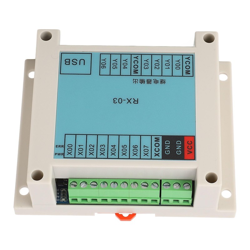 12-24VDC Programmable Logic Controller PLC Control Board 8 Inputs 7