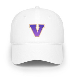 Velocity Vitality Hat - Unisex, Black, Embroidered Design - Color: White