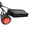 SQXBK 24-Pin Female ATX PSU Power Supply Starter On/Off Switch