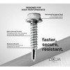 DOJA Industrial Hexagon Drilling Screws 6.3 x 25 mm +