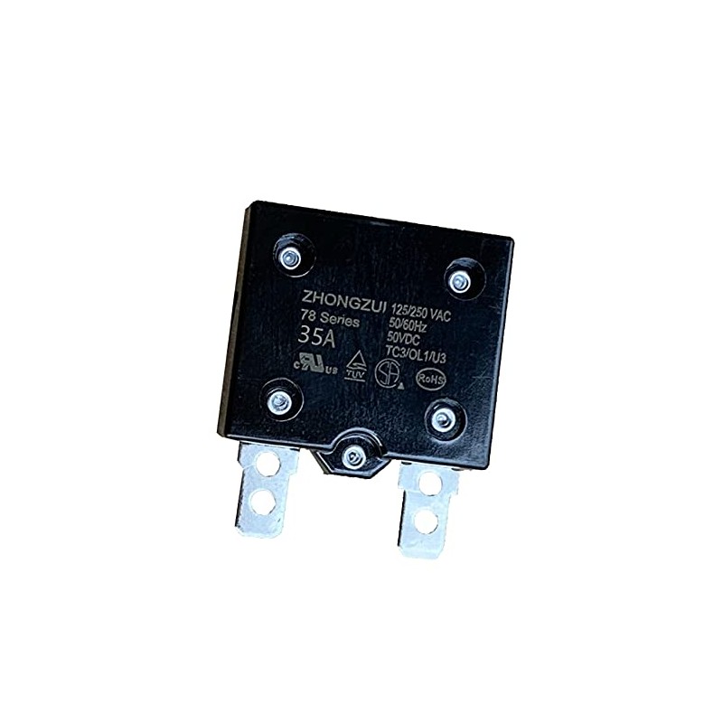 weelye 1Pcs 35A 125/250Vac 50Vdc Automatic Reset Relay Thermal Switch