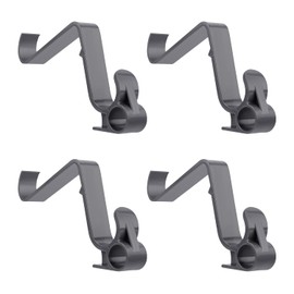 Pack of 4 Multifunctional Hooks for VW California Beach Ocean Coast Comfortline T5 T6 T6.1 VW California Accessories (Dark Grey)