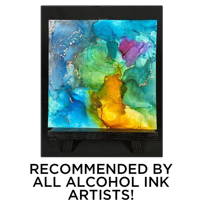 NARA Black Paper for Alcohol Ink Painting (360 GSM, Black