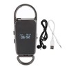 S23 Black Mini Key Ring Shape USB Flash Drive MP3