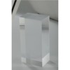 CiaoHER 2in Thickness Solid Acrylic Cube Display Block Clear Polished