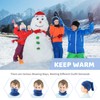 GLOBLYTE Kids Neck Warmer Gaiter, Winter Fleece Face Neck Cover