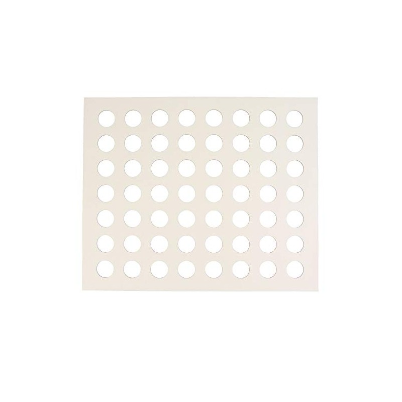 Pavoni D25T Rubber Chocolate Chablon with 56 Round Cavities, Each