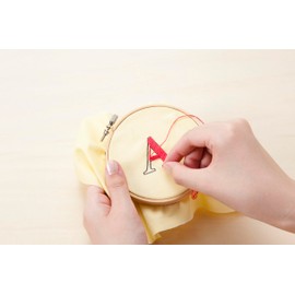 COSMO #412501 Suma-Pri Embroidery Pattern Decal Stickers Dissolve in Water, Approx. 11.2 x 8.1 inches (28.5 x 20.5 cm), Pack of 2